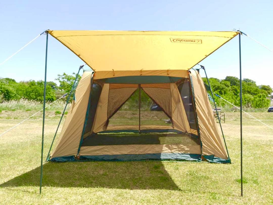 【極美品】コールマンテント スクリーンキャノピータープ300 ★広々タープ★