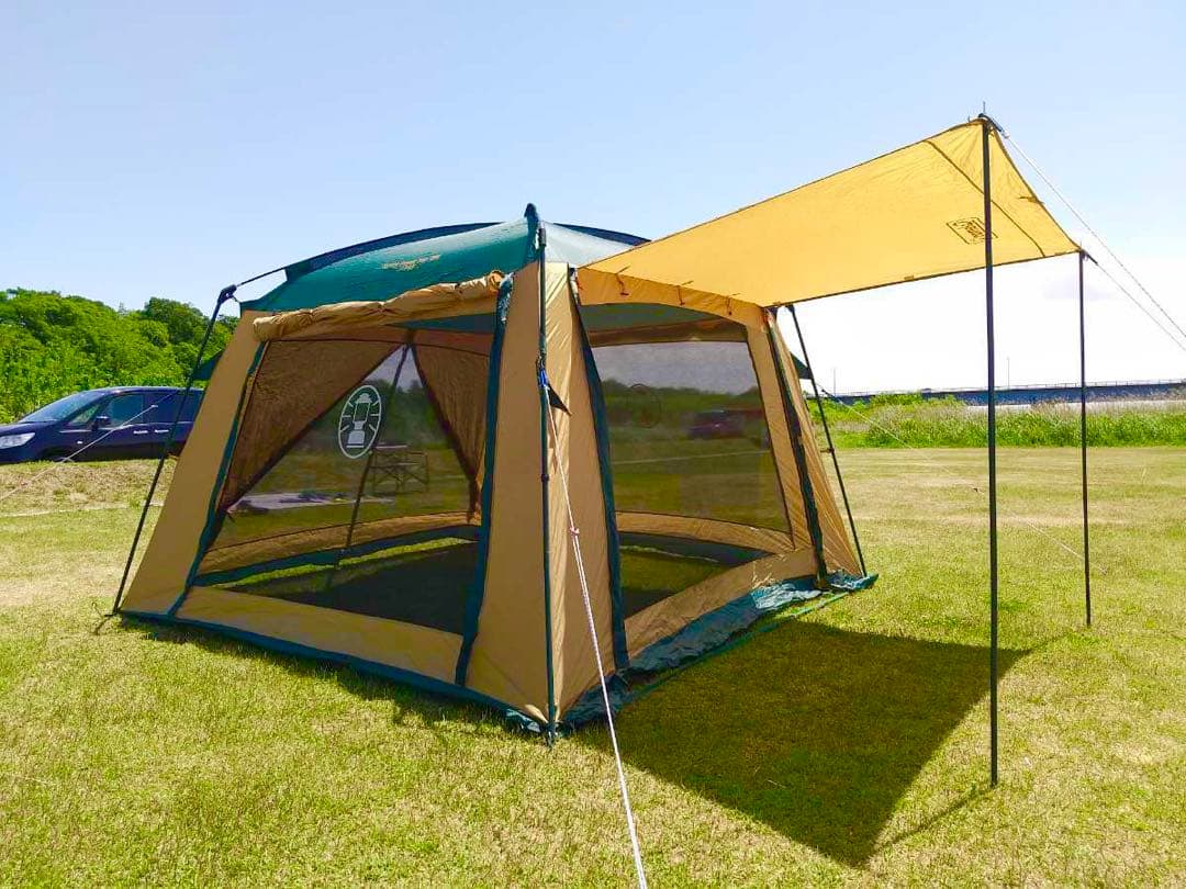 【極美品】コールマンテント スクリーンキャノピータープ300 ★広々タープ★