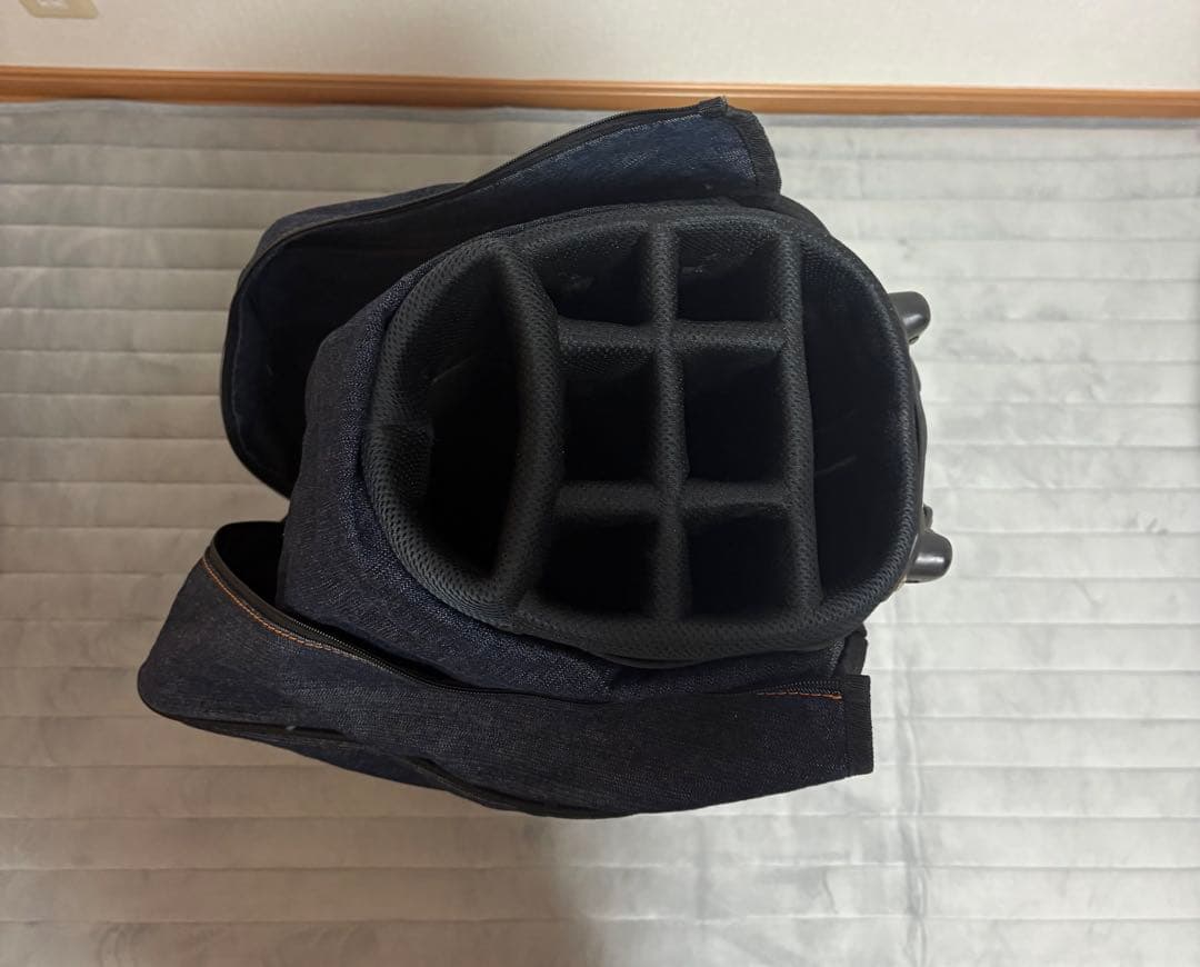 EVISU ダークブルー キャディバッグ