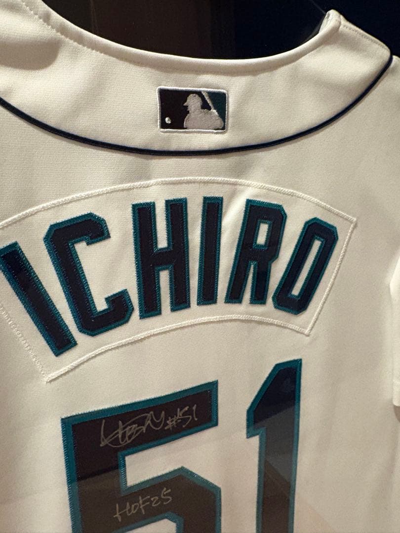 HOF25 イチロー 殿堂入り 直筆サイン入り マリナーズ ユニフォーム