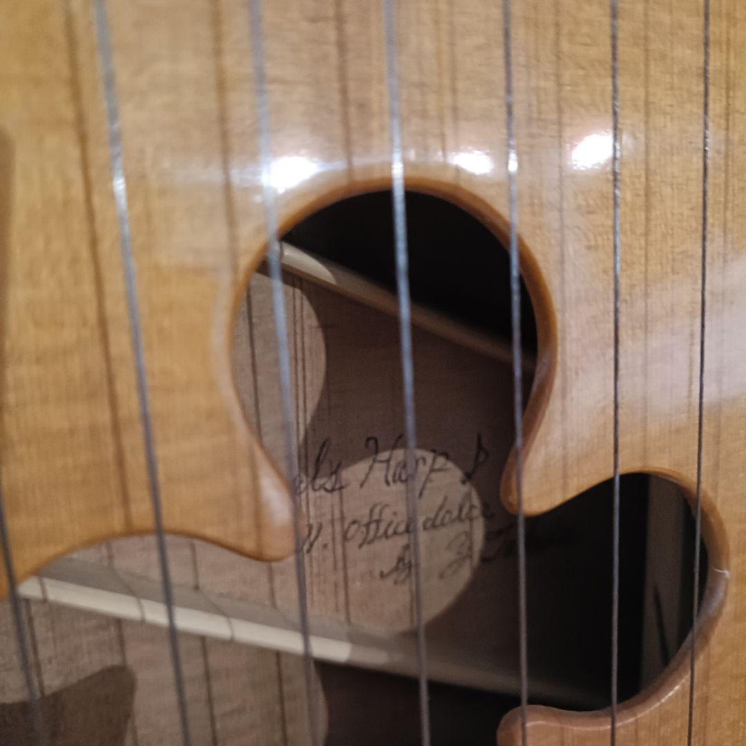 32弦　ライアー　ライヤー　ハープ　竪琴 弦楽器　ケース付き　楽器