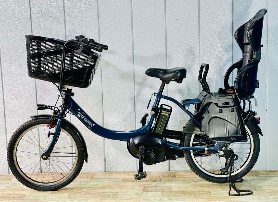 2527❼ヤマハ8.7アンペア3人乗り対応20インチ子供乗せ　電動アシスト自転車