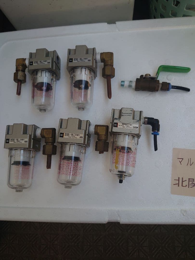 エアーフィルター 汚染物質除去   5個セット