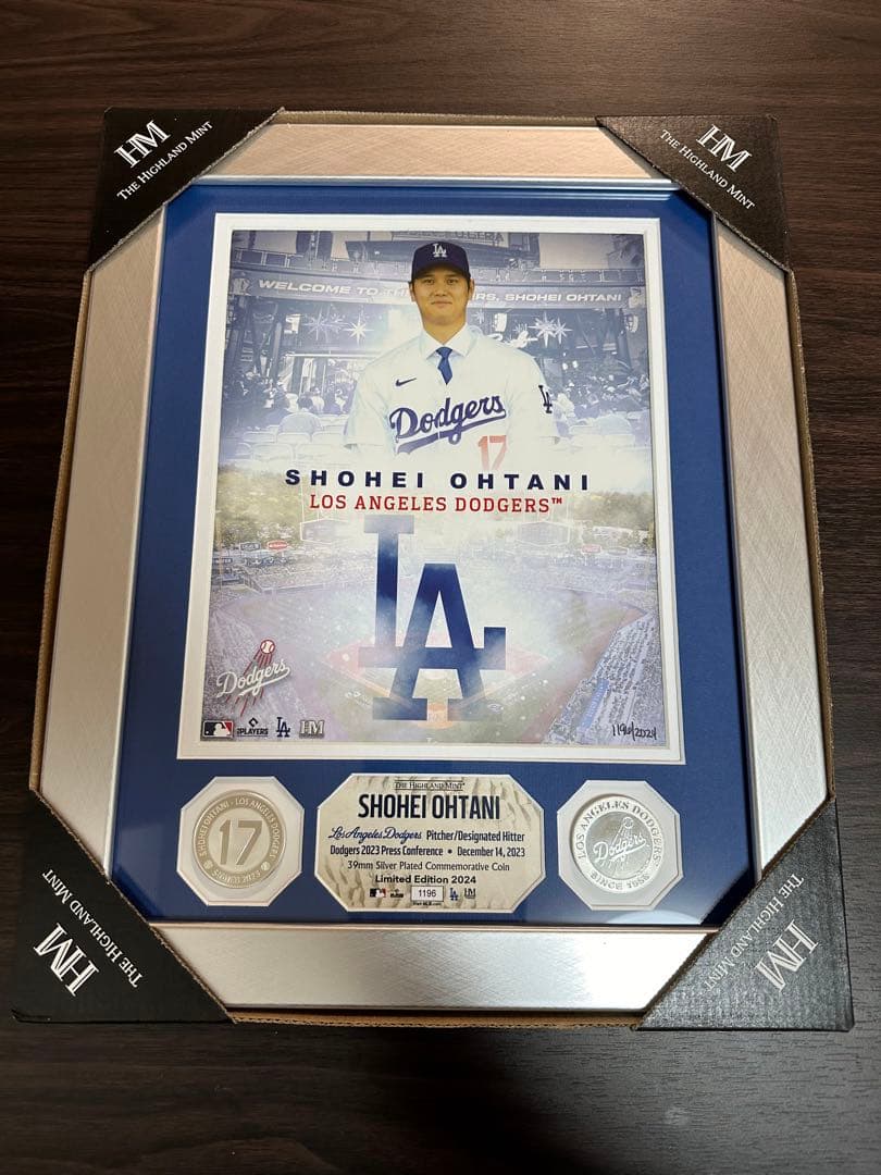 ドジャース 大谷翔平選手 移籍記念ダブルフォトミント