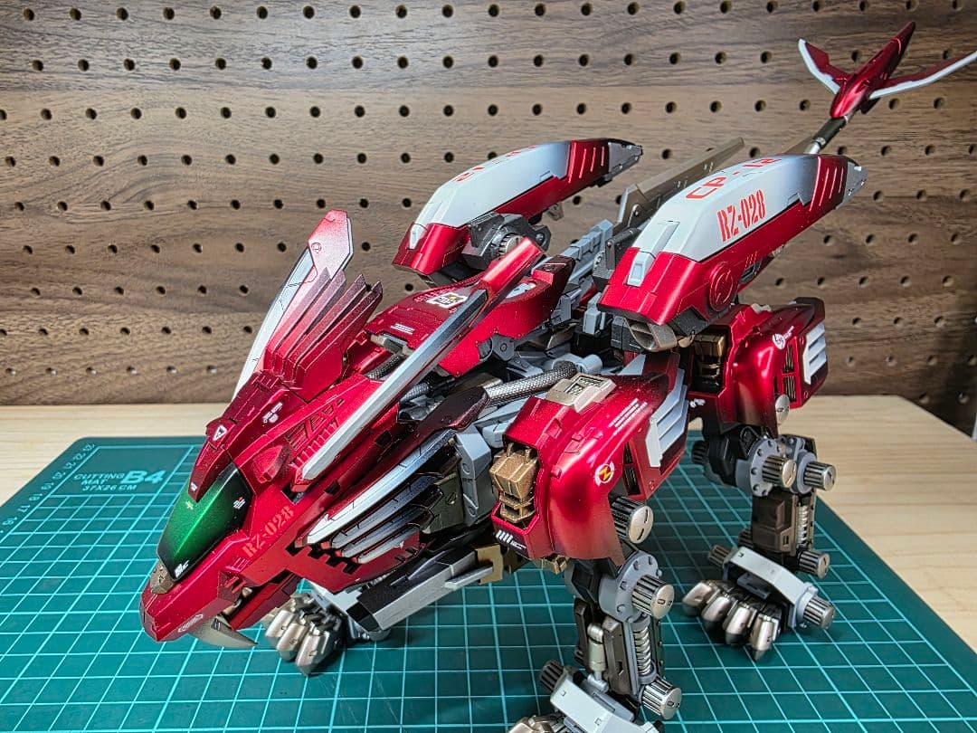 HMMゾイドブレードライガーキャンディ塗装