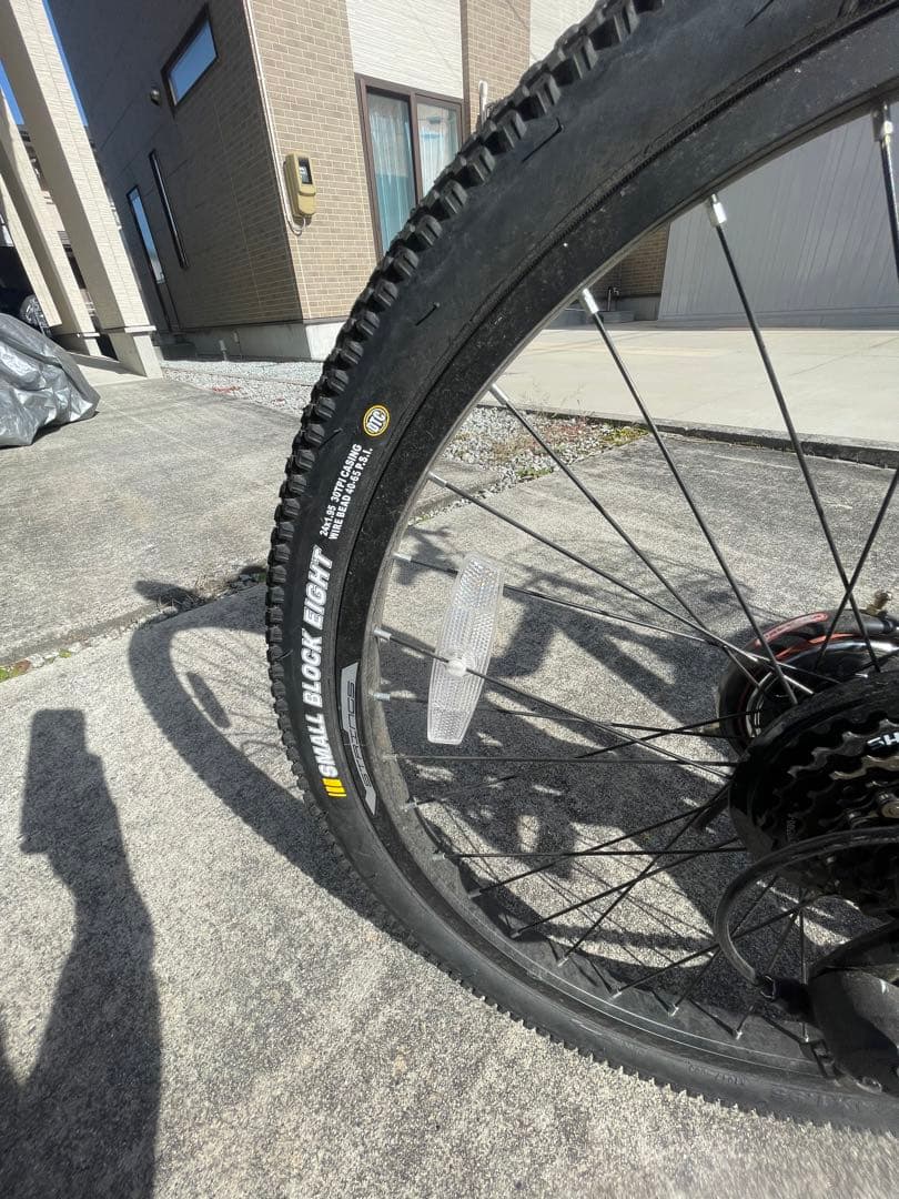 子供用自転車 黒と黄色 24インチ　へいぱぱさん専用