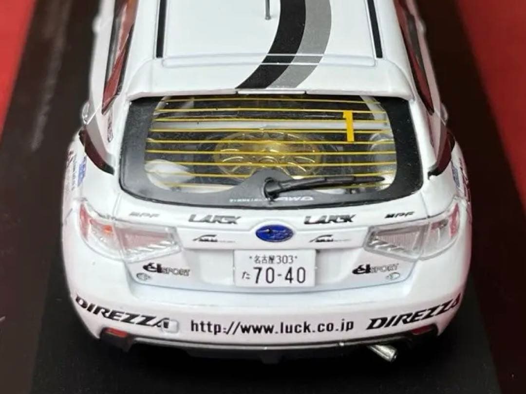 インプレッサWRX STI 勝田範彦1/43 ラックカラー限定版