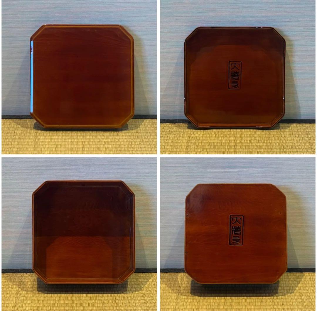 飛驊春慶塗 大徳寺 縁高 18客 共箱 茶道具 茶懐石道具 弁当箱 会席