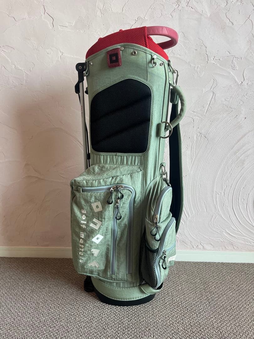 スタンド式ゴルフバッグ グリーン
