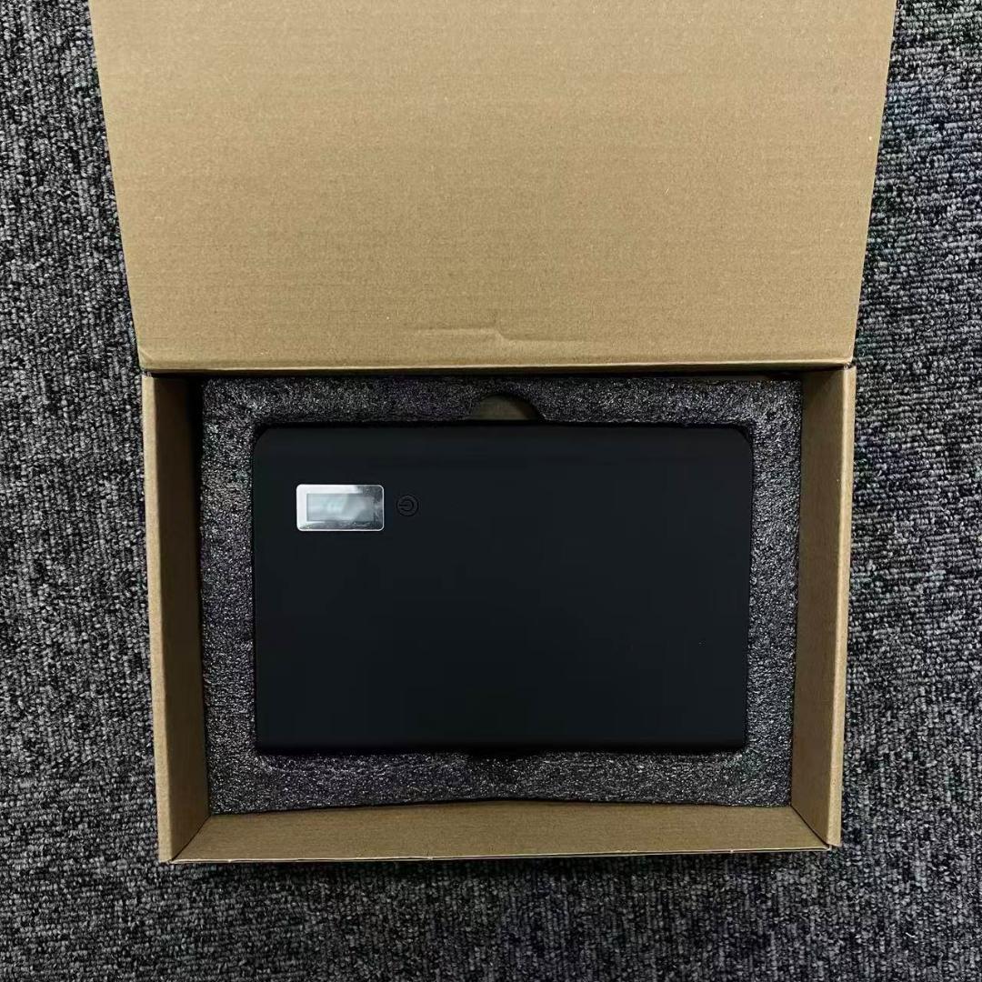 お洒落　ポータブルAC電源 24000mAh 急充 防災・アウトドア LED付き