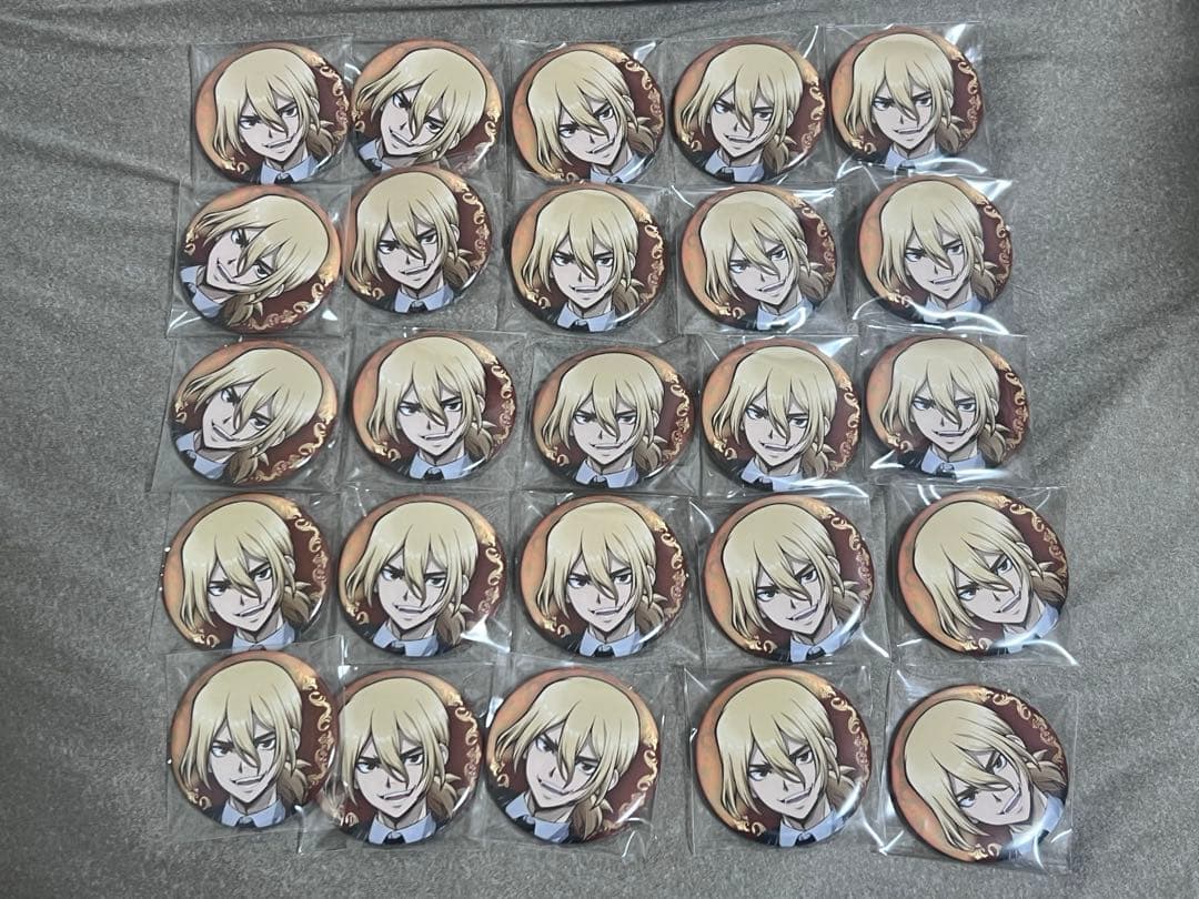 Dr.STONE ドクターストーン 七海龍水 ブラックスーツ 缶バッジ 25枚