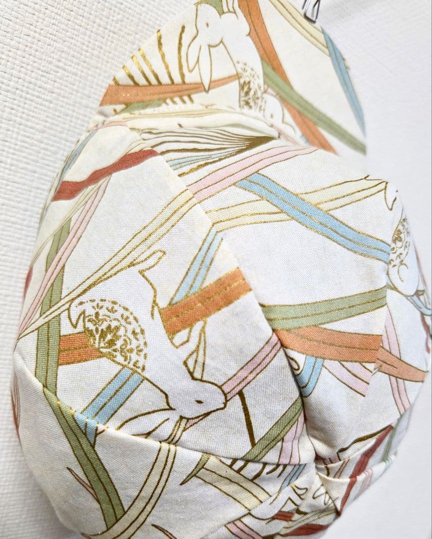 ★サイクルキャップ★【No.114】うさぎ☆和柄