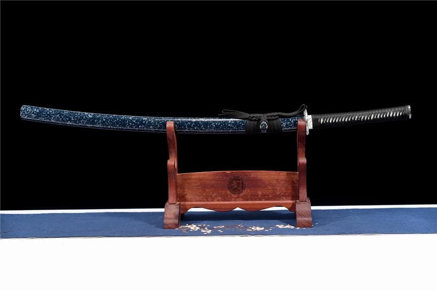 T 10焼刃木の葉紋侍刀『銀貔貅』 日本刀 模造刀 居合刀