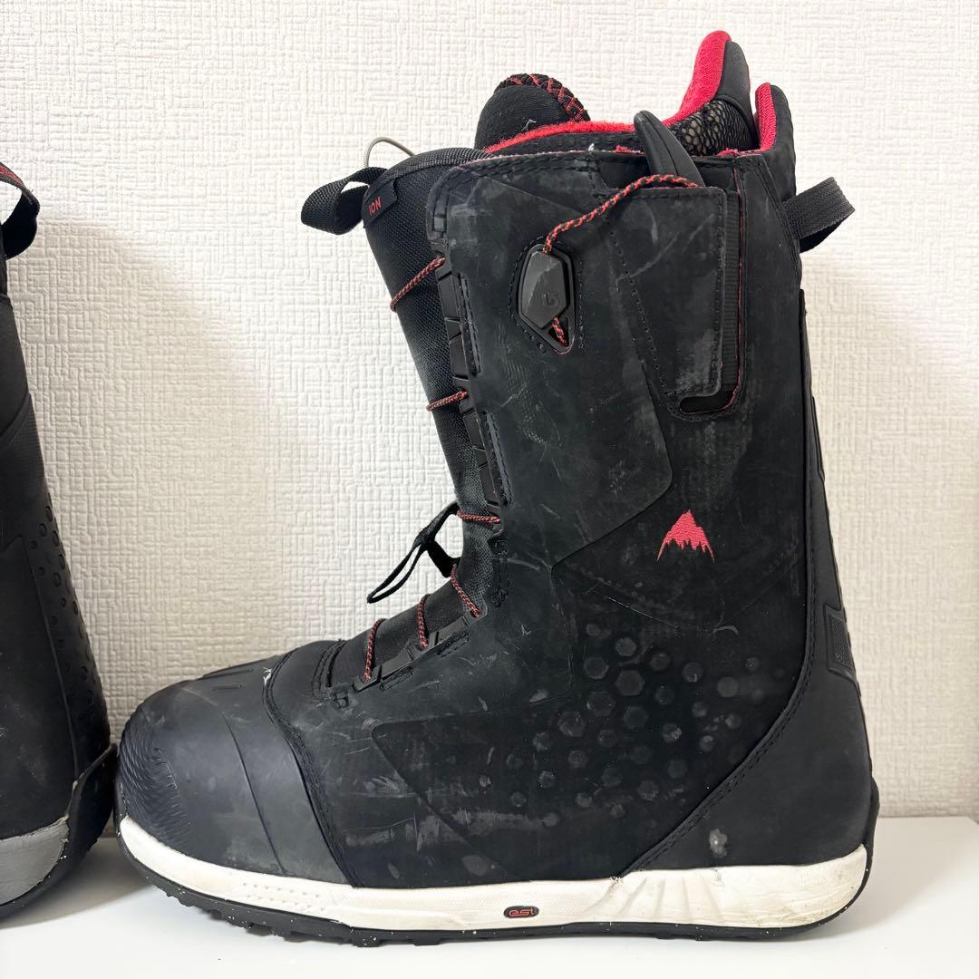 BURTON ION スノーボードブーツ ブラック/レッド 27cm