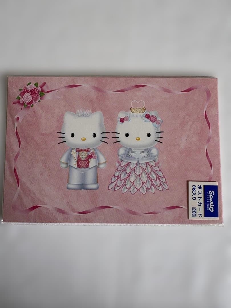 【全点ローズ柄】激レア サンリオ レトロ ポストカード 4点 ピューロ限定衣装含