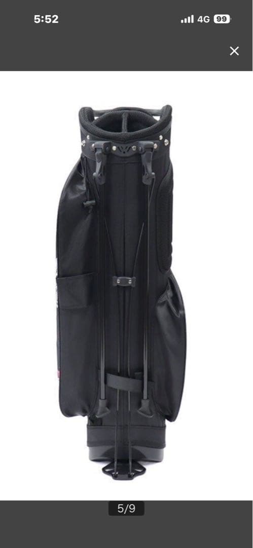 LOUDMOUTH スカルとバラのキャディバッグ