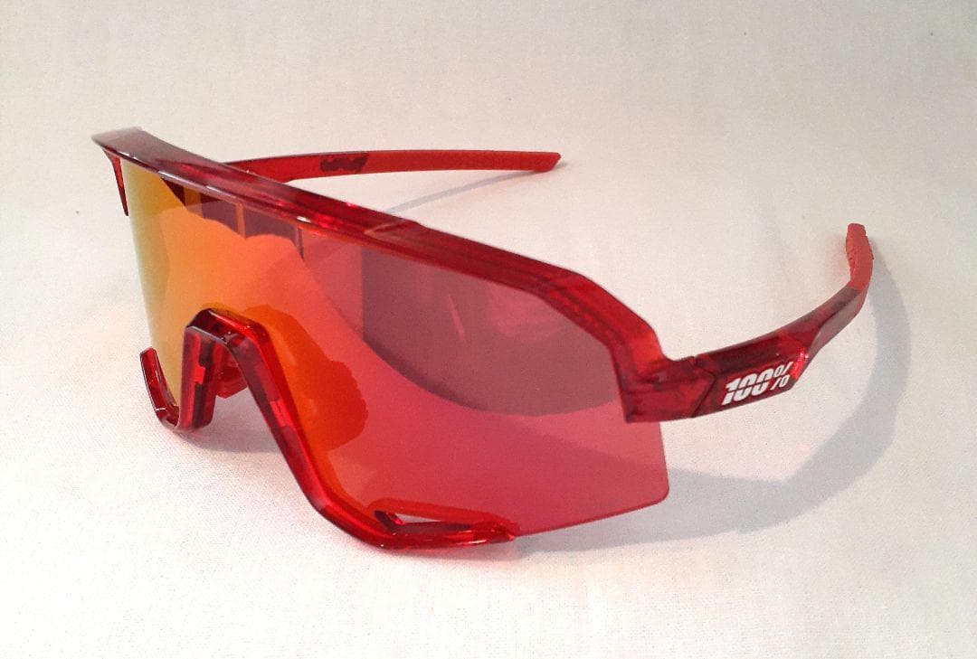 2025 新色 100% Slendale レッド ワンハンドレッド サングラス