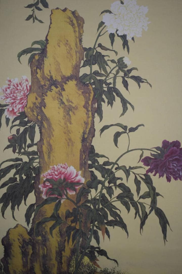 複製/熊代熊斐/松鶴図/工芸/布袋屋掛軸HH-485