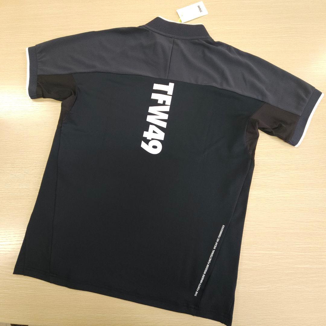 メンズウェア TFW49 HALF ZIP COLLARLESS POLO