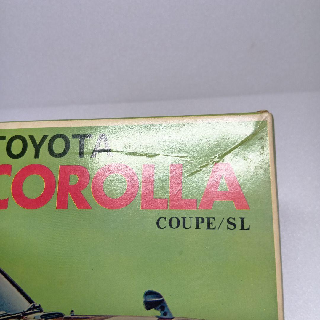 コガ TOYOTA カローラ クーペ SL 1/24 プラモデル 当時物