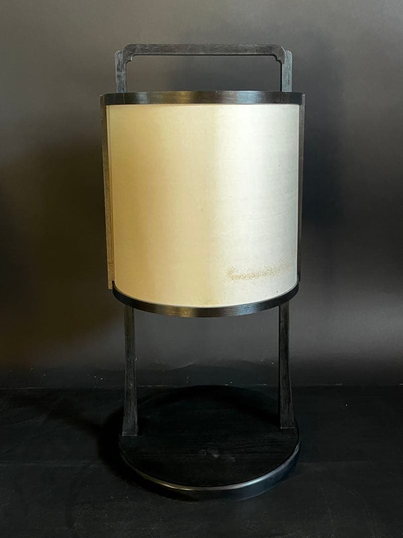 割引‼️【未使用 保管品】「母」 丸型 行灯 丸行灯 アンティーク調 (あ)