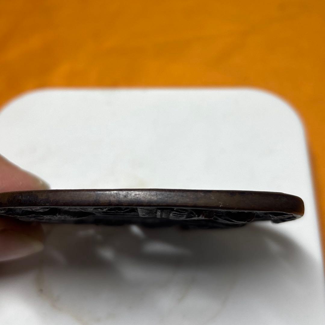 江州彦根住 藻柄子入道宗典製鍔 刀の鍔 鉄製 刀装具 時代物