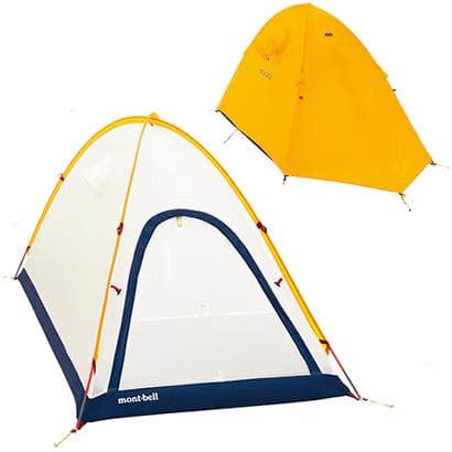 未開封 モンベル ステラリッジテント 1型 サンライトイエローとグラウンドシート