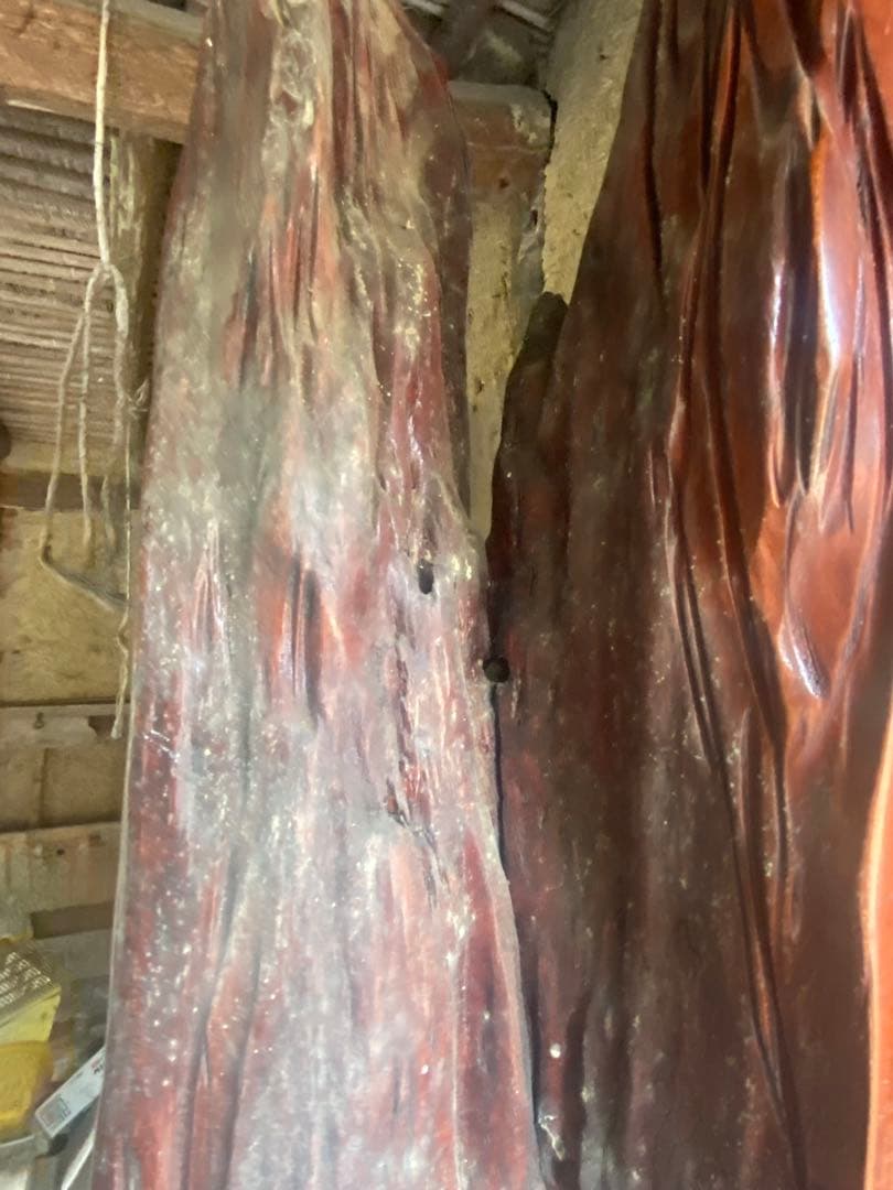 欅一枚板　自然木　ついたて