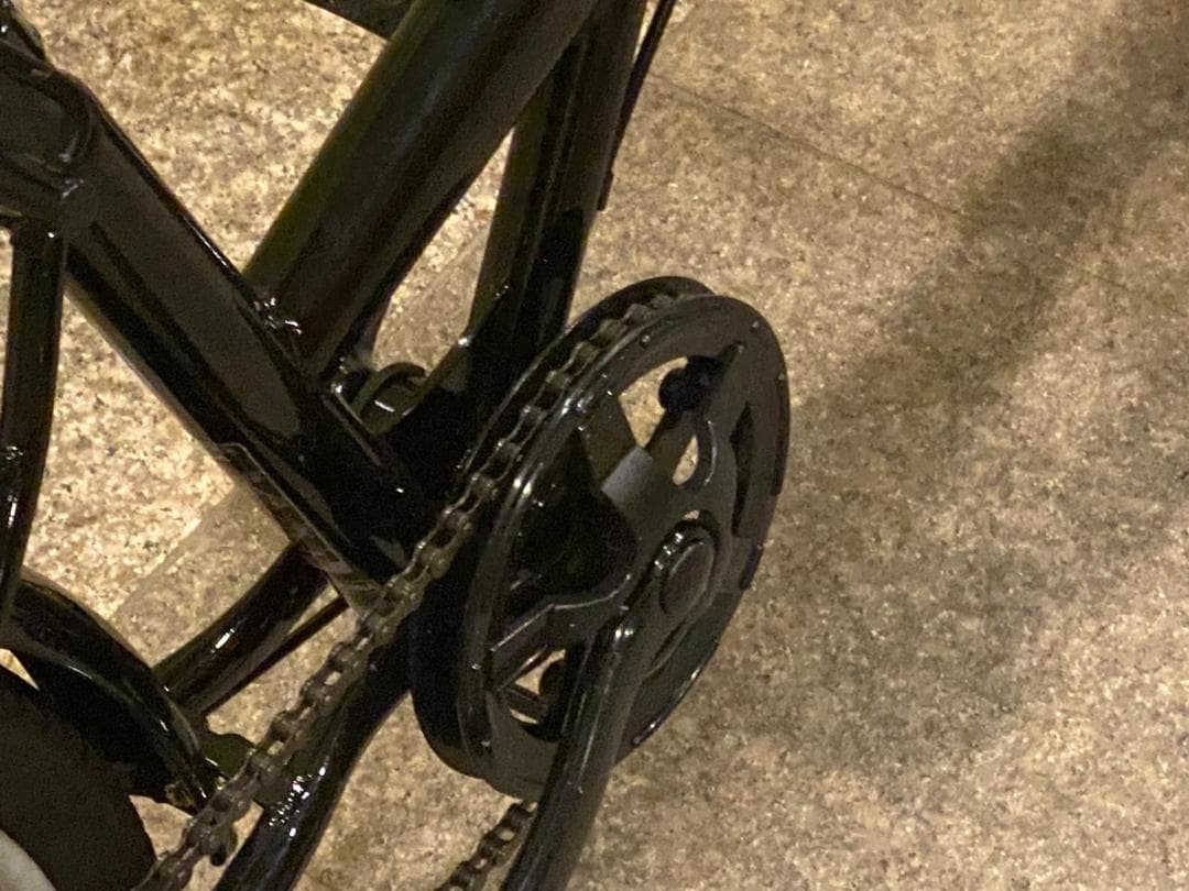 【船橋直接引渡のみ】　折りたたみ自転車 ブラック　20型　軽量　ミニベロ