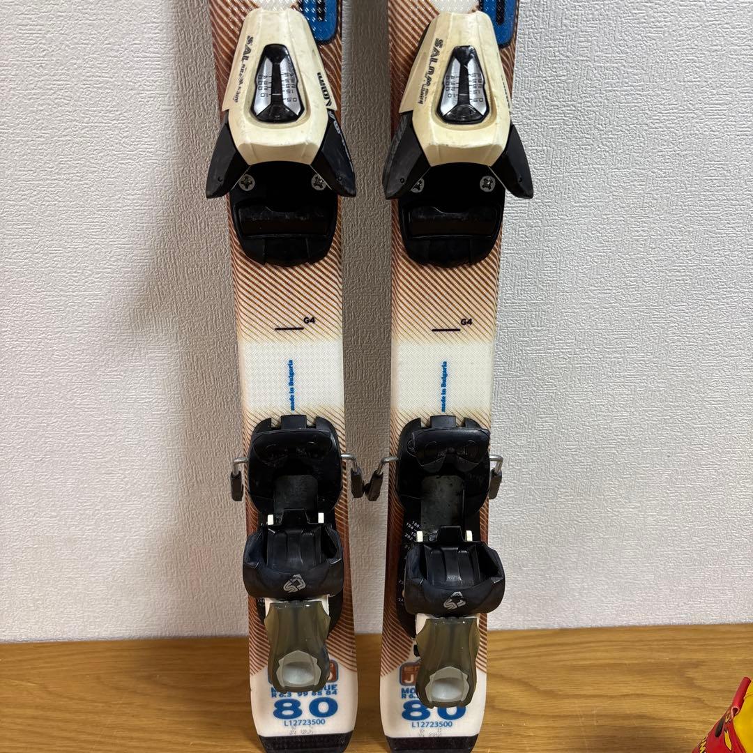 ジュニアスキーセット　Salomon 80cm 17-18cm