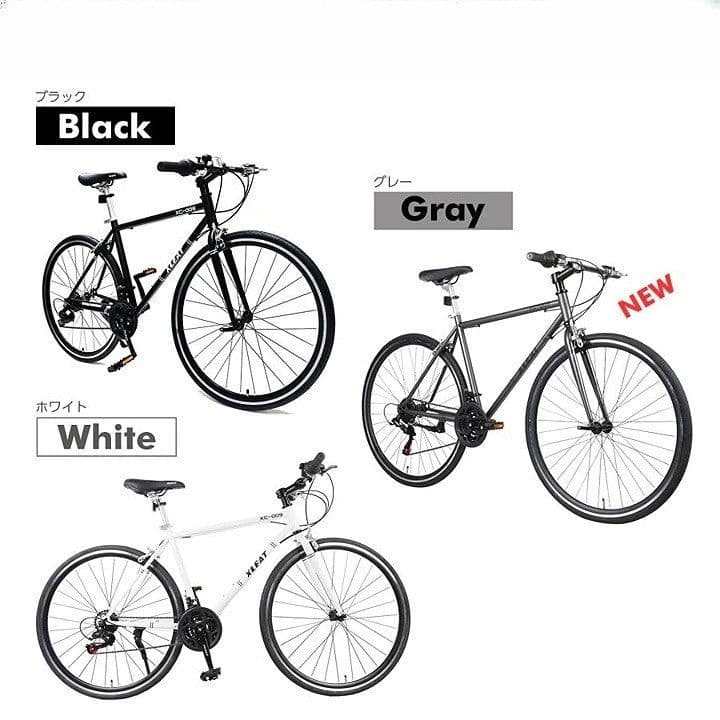 #1756【新品黒色】SHIMANO製クロスバイク XC-009 21段 送料込