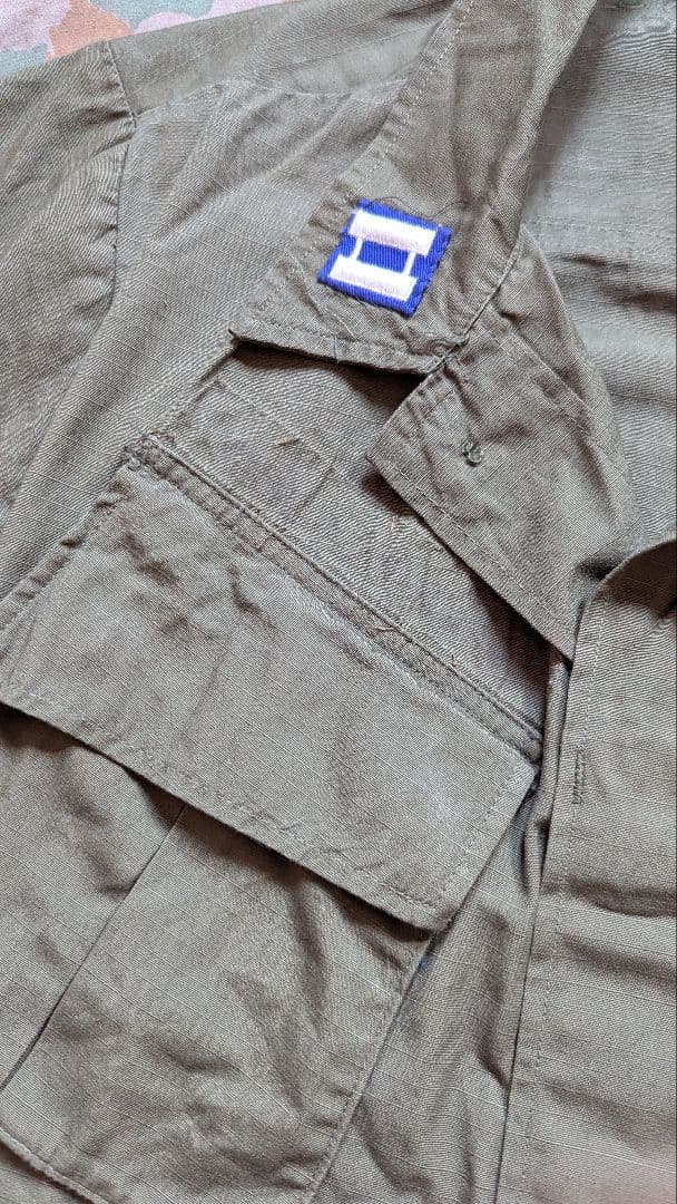 [アメリカ軍] ジャングルファティーグ 70s OG107 ベトナム戦争 古着