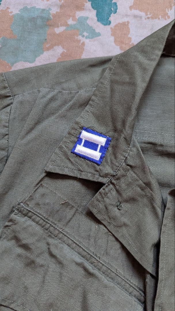 [アメリカ軍] ジャングルファティーグ 70s OG107 ベトナム戦争 古着