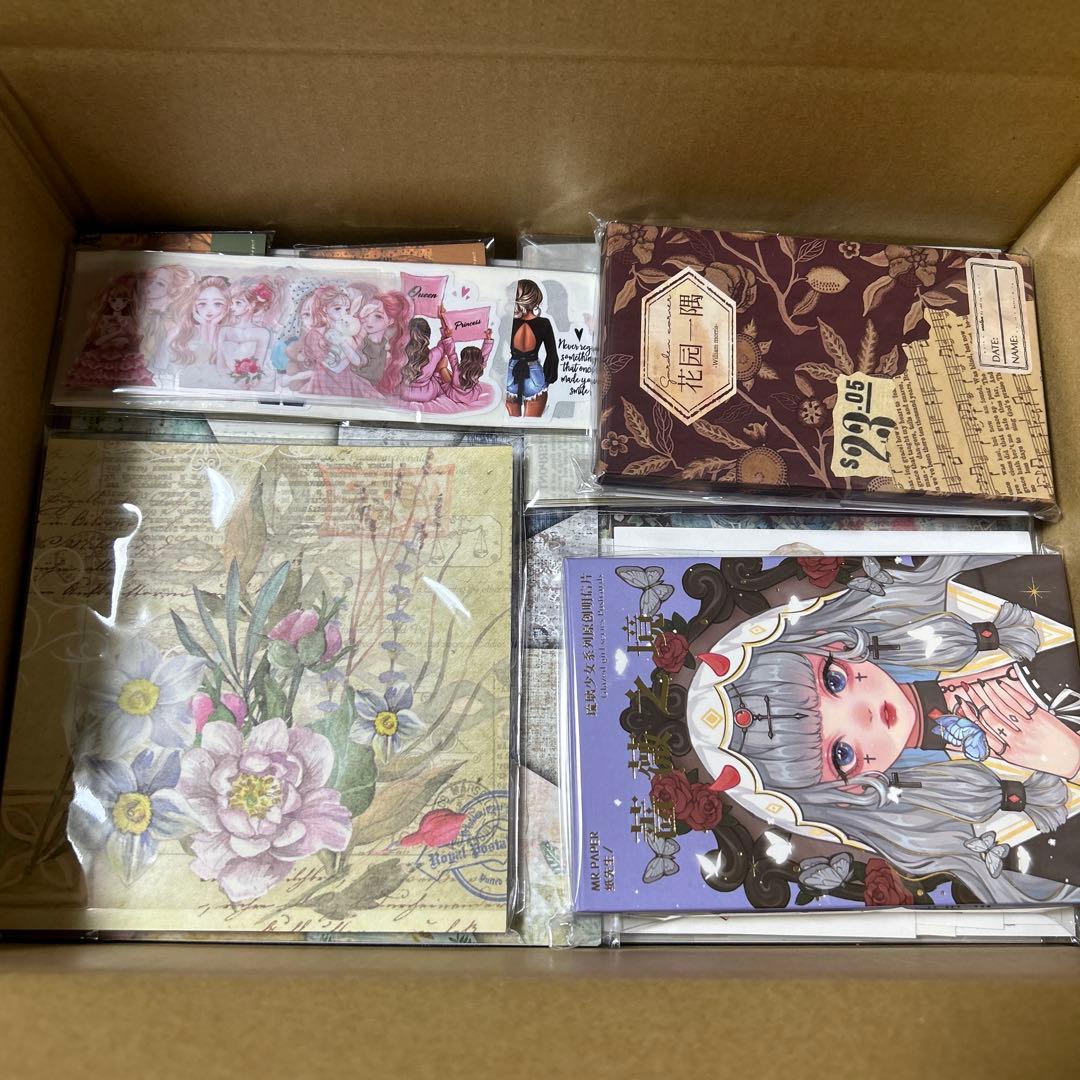 ✨️最終値下げ✨️コラージュ素材 海外マステ デザインペーパー まとめ売り ⑫