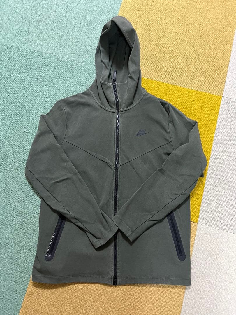 ナイキ NIKE テックパック フルジップパーカー セットアップ深緑XL