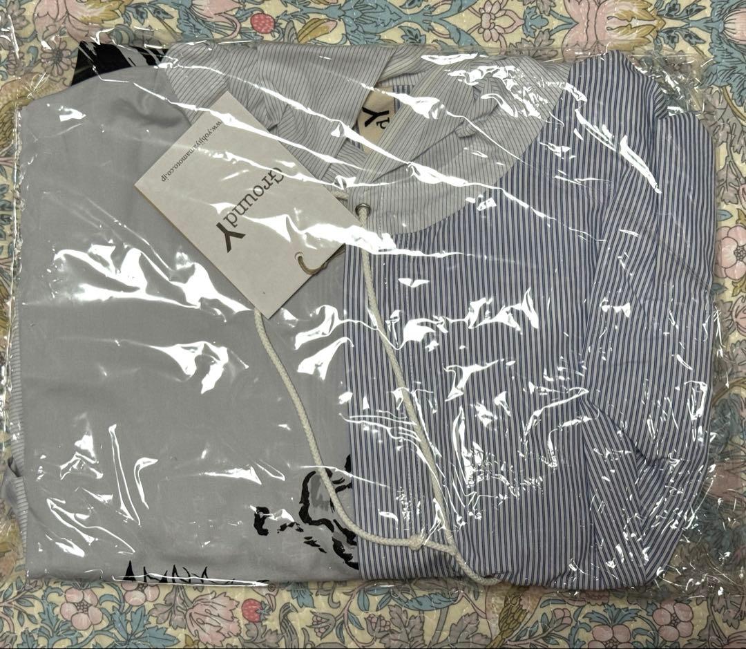 Ground Y×鬼滅の刃　ヨウジヤマモト　煉獄杏寿郎 パーカーシャツ　白