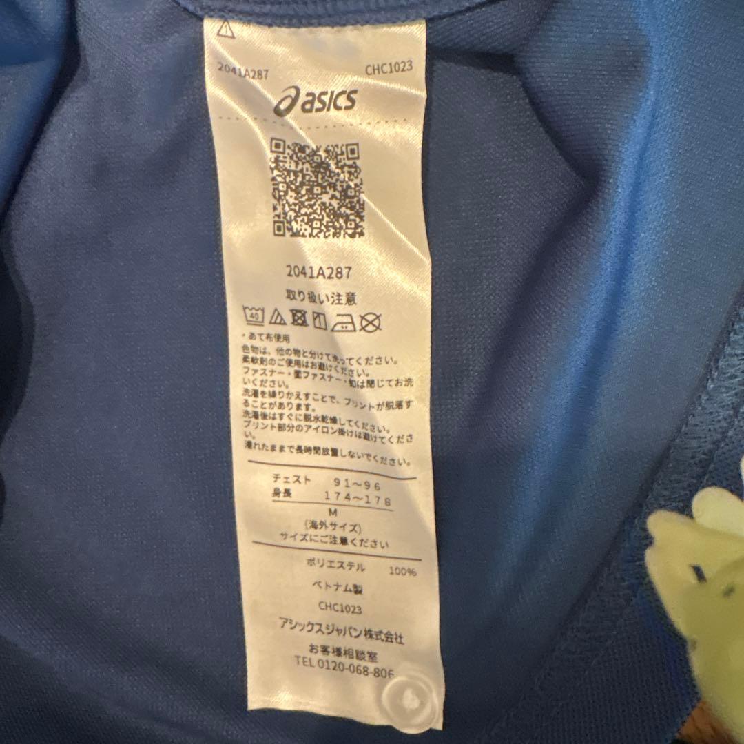 ASICS ポロシャツとショートパンツ　上下セット M ネイビー