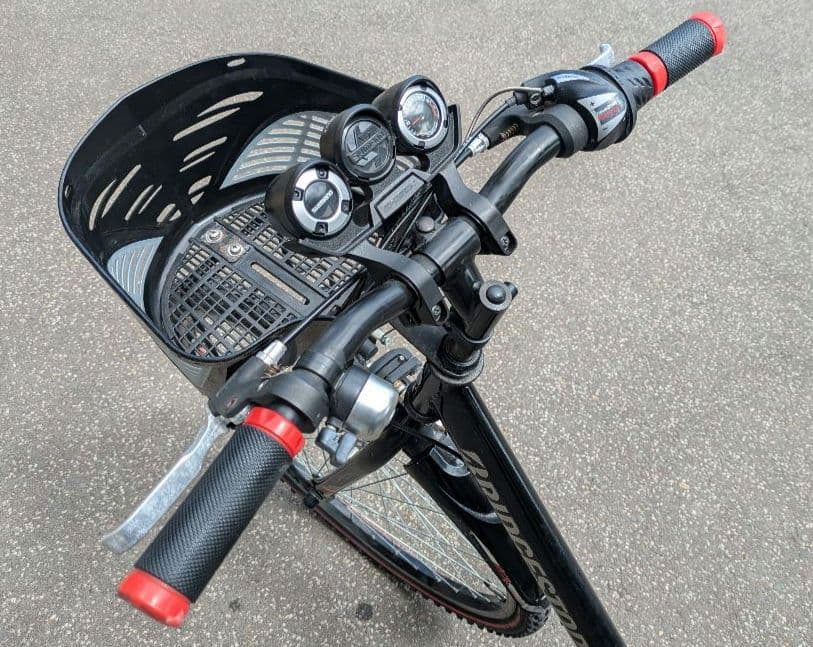 美品 ブリヂストン 自転車 EXJ66 ジュニア ブラック レッド 26インチ