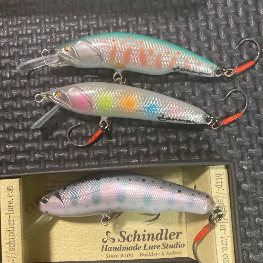 ハンドメイドミノー　フィッシングルアー シンドラー　ザンマイ