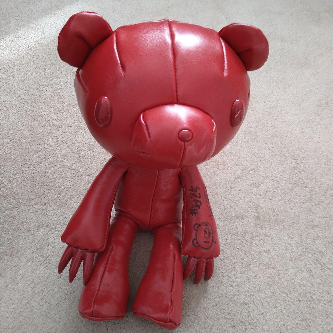 レザーぬいグルーミー　5周年　100体限定　赤　レッド　サイン入り　森チャック