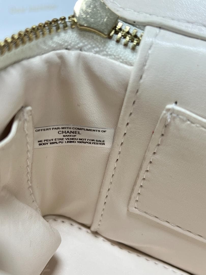 ✨VIP限定 状態良好 メイクアップポーチ ホワイトツイード