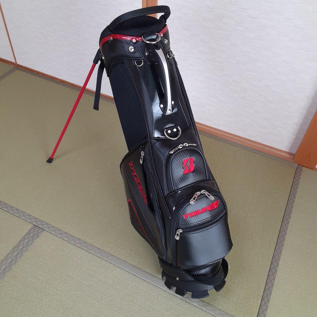 ブリヂストン TOUR B キャディバッグ 黒/赤