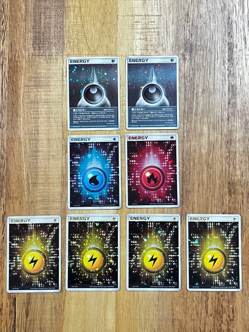 ポケモンカード　基本エネルギー各種　2003年　ADV ホイル　キラ