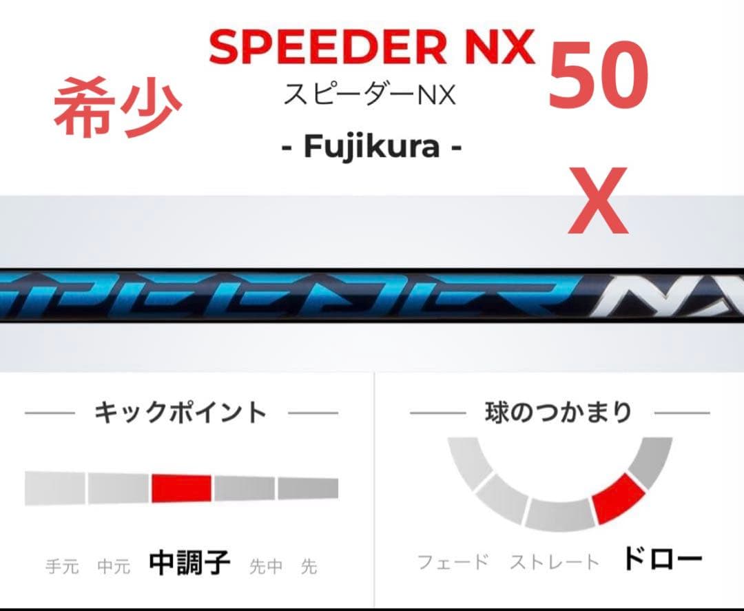 フジクラSpeederNXブルー 50X