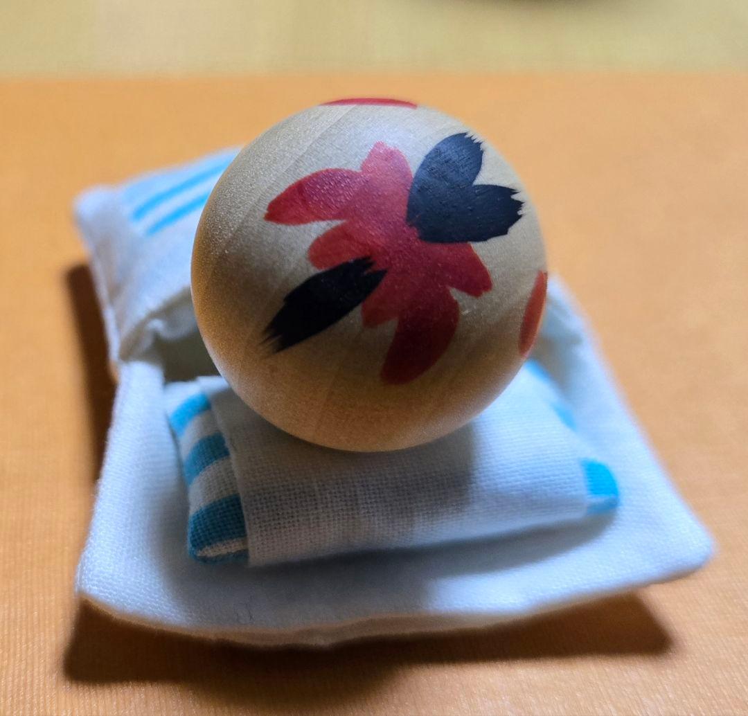 【ミニこけし】鈴木明　お布団&眠りこけし