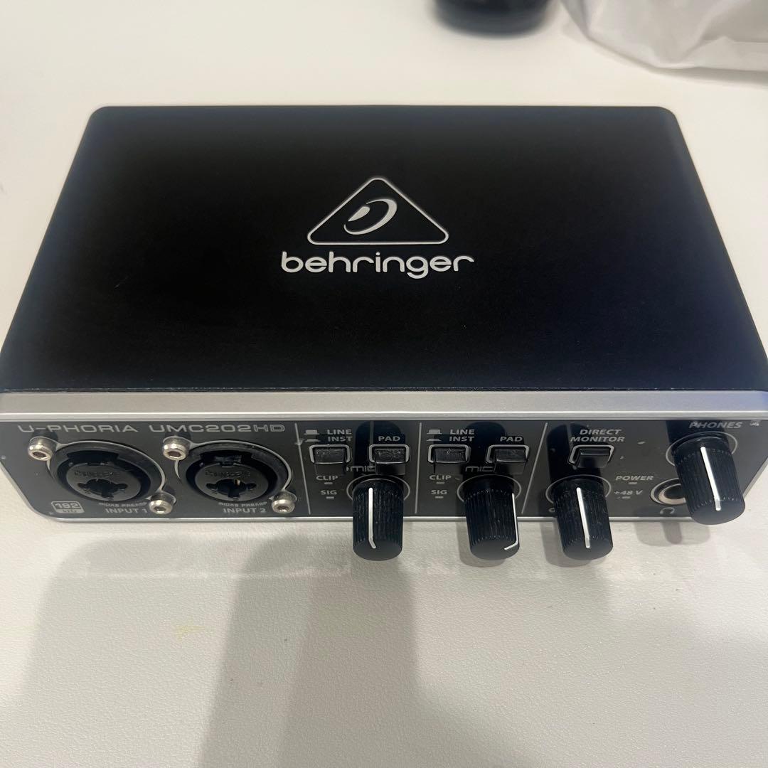 Behringer UMC202HD オーディオインターフェイス マイクセット