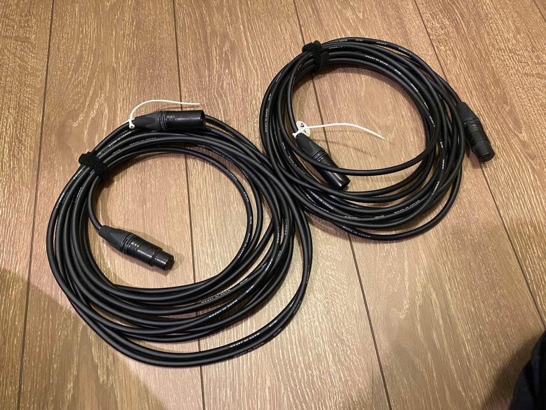CANARE 4E6S 7m 2本 NEUTRIK XLR マイクケーブル ③