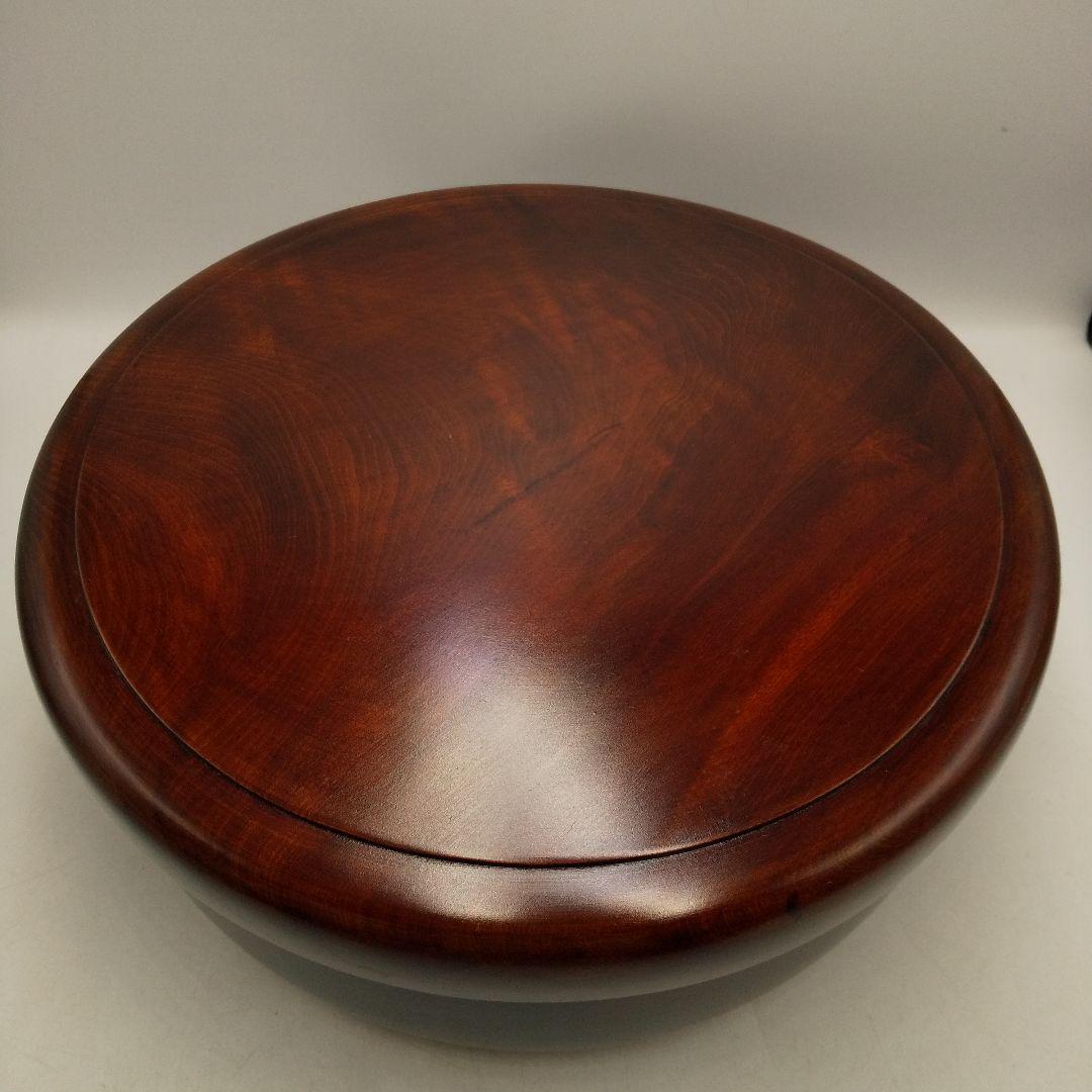 讃岐彫抜　茶びつ　茶櫃　木製　レトロ　茶道具　アンティーク　ビンテージ