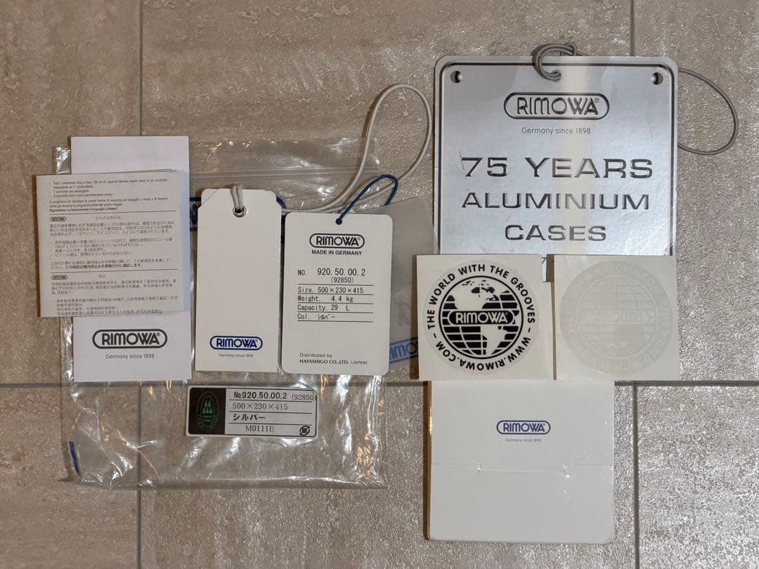 RIMOWAトパーズパイロット 92850 2輪 29L国内正規品