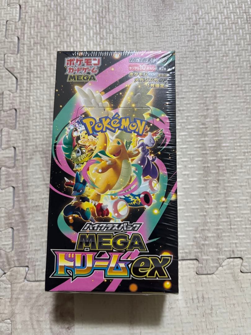 ポケモンカードゲーム MEGAドリームEX 6BOX シュリンク付き　未開封
